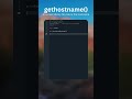 python socket - gethostname()