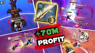 ⭕Big profit in Roads Of Avalon🔥( Solo PVP_ PVE ) || Albion online ⚔️