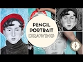 Pencil Portrait Drawing | TimeLapse | 신유일