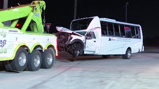 12 People Injured in Bus Rollover | Waller, TX
