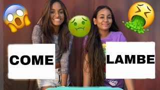 COME, LAMBE OU CHEIRA!! 🤢 | Rachel de Sousa