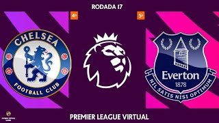 Premier League Virtual 21/22: Chelsea x Everton - 17ª Rodada [FIFA22]