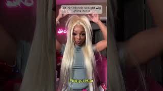 watch me install my silky blonde straight wig💛#firieya #firieyawig  #firieyahair #wig #hair #blonde