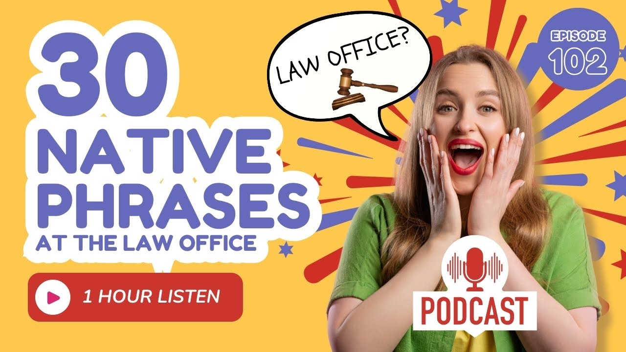 Need Lawyer Must Know Legal English Phrases Youtube