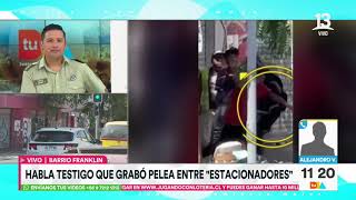 Graban violenta pelea entre estacionadores de auto 'armados' en Franklin | Tu Día | Canal 13