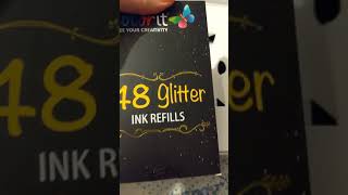 Colorit  48 ct. glitter gel pens unwrapping