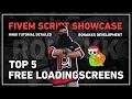 Top 5 Open Source Free Loading Screen I For Qbcore I ROnakks Development #fivemrp #loadingscreen
