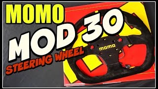 MOMO MOD 30 STEERING WHEEL (PERFECT FOR RACE SIM)