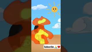 Bahut Garmi hai tere me 🔥 #rosted #garmi #chicken #funny #shorts #animationstories #sun #cartoon