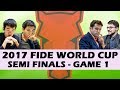 2017 World Cup Semifinals Game 1: Yasser Seirawan & Hansen