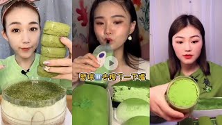 ASMR Chinese Dessert Show, Matcha Lava Cake, Cream Cake Mukbang Compilation #mukbang #asmr #matcha