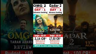 OMG 2 vs GADAR 2 Advance booking comperision  || box office collection #rlglawa #viral #omg2 #gadar2