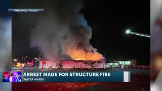 Santa Maria man arrested and booked in connection with two arsons and vandalism