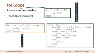 for Loops, while Loops, and do...until Loops (Iteration)