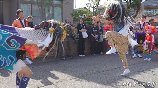 六渡寺の獅子舞 日中 2023年(未公開分) / 富山県射水市