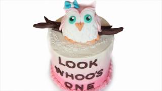 Owl Birthday Cake | Owl Cake Topper | Celebration Cake | Creativity with Sugar