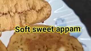 Tasty Sweet appam with banana /சுவை மிகுந்த இனிப்பு ஆப்பம் .