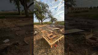 Post frame shop build! Foundation is done! 🏗️🚜 #foundation #hiredhelp #blessed