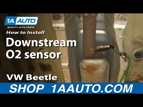 How To Install Replace Downstream O2 sensor 1.8T 2001 VW Beetle How To Install Replace Downstream O2 sensor 1.8T 2001 VW Beetle
