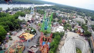 New England SkyScreamer on-ride HD POV Six Flags New England