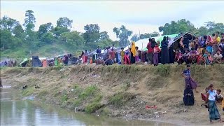 Huida masiva de rohinyás en Myanmar