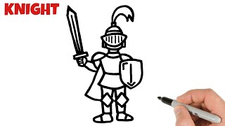How to Draw a Knight Easy Drawings for Beginners