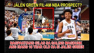 JALEN GREEN The 18 years old Fil-am NBA League prospect