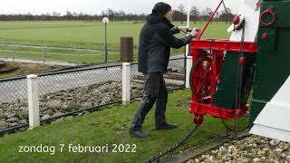 Poldermolen De Eendracht - Sebaldeburen in bedrijf