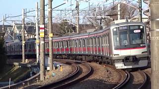 東急東横線5050系5170F妙蓮寺カーブ通過