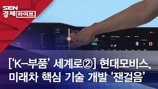 [‘K-부품’ 세계로②] 현대모비스, 미래차 핵심 기술 개발 ‘잰걸음’