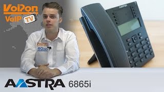 Aastra 6865i VoIP Phone Video Review / Unboxing