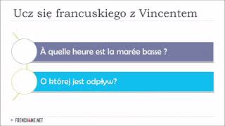 Francuski w 5 minut I Jak zacząć rozmowę po francusku  # 5