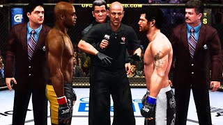 Anderson Silva vs Nate Marquardt FULL FIGHT | UFC Undisputed 2010 AI Simulation (CPU vs CPU)