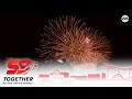 NDP Songs Medley and Fireworks display | National Day Parade 2024