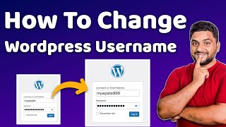 How to Change Wordpress Username
