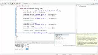 Java Tutorial - 18 - Array Operations