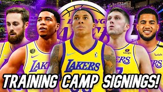 Meet the Lakers NEWEST Free Agent Addition! | + Why They are Signing/Waiving Training Camp Players