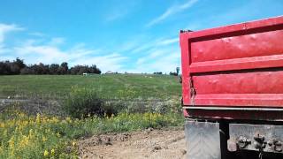 Loading topsoil