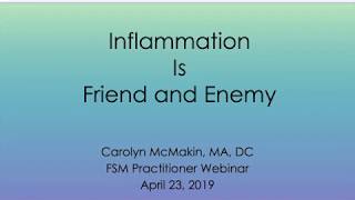2019 April Webinar   Inflammation Is Friend and Enemy