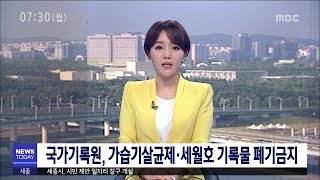 [대전MBC뉴스]국가기록원, 가습기살균제·세월호 기록물 폐기금지