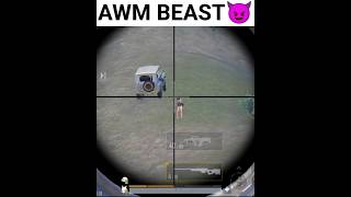 Awm Beast😈 |1VS4 WITH  AWM ONLY🥵 #bgmi #shorts #viral #shortsfeed #pubgmobile #youtubeshorts #pubg