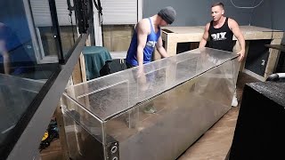 How I moved my MONSTER AQUARIUM - The king of DIY