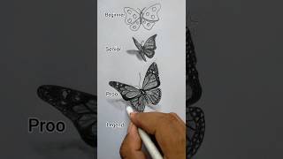 How to draw a easy Butterfly 🦋 drawing😱🔥#art #@ArtwithBir_9 #shorts