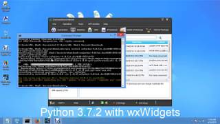 Python3.7.2 in windows-8 with wxPython