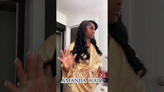 #amandahairs ❤️Define my gougeous curl with me~~ #hairreview #shorts #wiginstall #tutorial