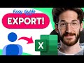 How to EXPORT Google Contacts to Excel (Step by Step)