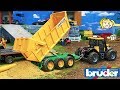 BRUDER TOYS 4WD fastrac sand transport | Tractor video | Toyz Rule