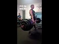 255 kg 562 lbs deadlift pr @66 kg 145 lbs bw