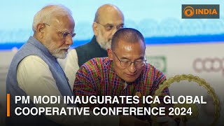 PM Modi inaugurates ICA Global Cooperative Conference 2024 & other updates | DD India Live