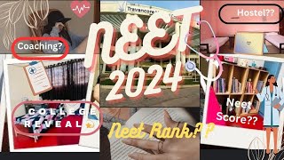 NEET 2024|NEET SCORE|RANK| COLLEGE REVEAL|💫❣️VLOG|Travancore MEDICAL COLLEGE|